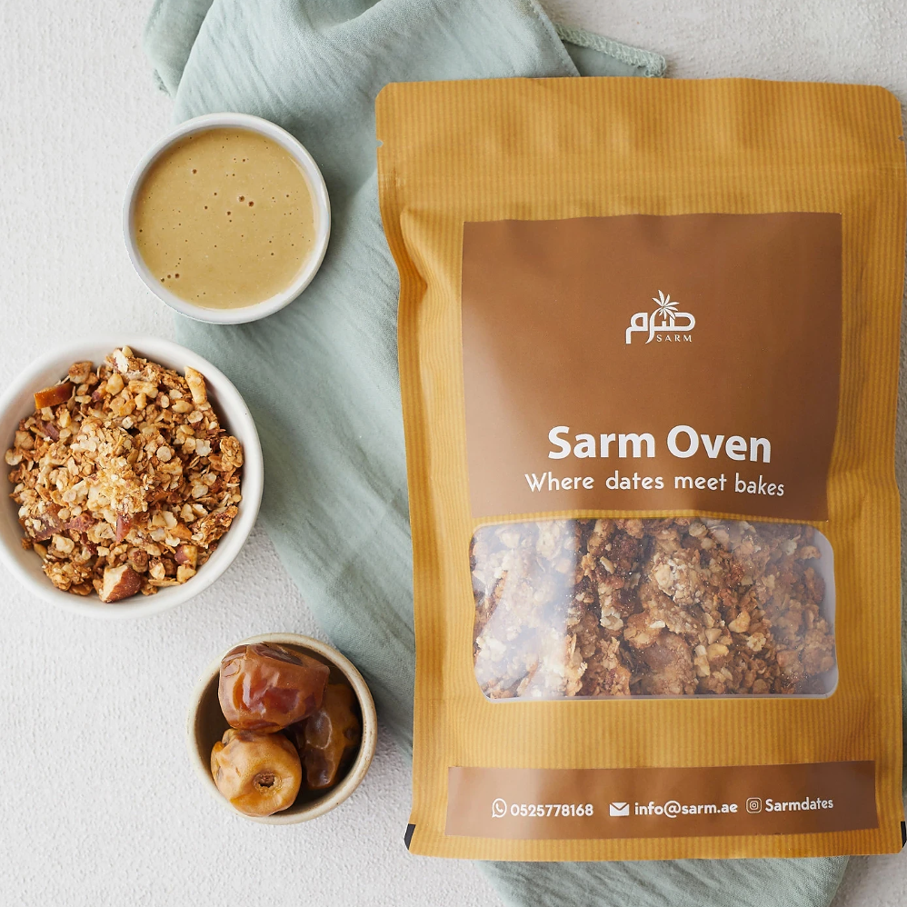 Tahini Date Granola – crunchy, nutty breakfast and snack with premium dates UAE